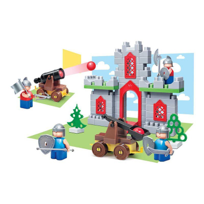 Детский развивающий конструктор Bauer Конструктор Серия "Крепость" Катапульта и Пушка "