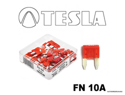 Предохранитель Tesla вилка-мини 10А  цена за 50 шт.