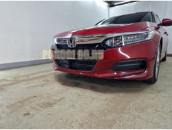 Защита радиатора Honda Accord X 2019- black низ (4 части)