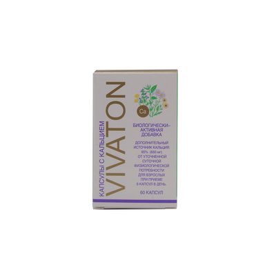 БАД к пище "Виватон" с кальцием ( 60 капсул)