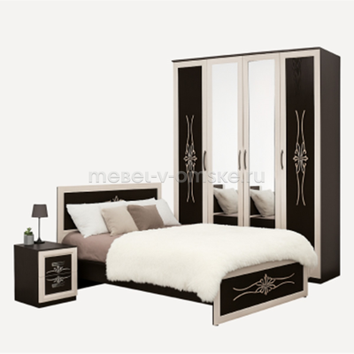 Шкаф Рио 4-х дверный с фотопечатью