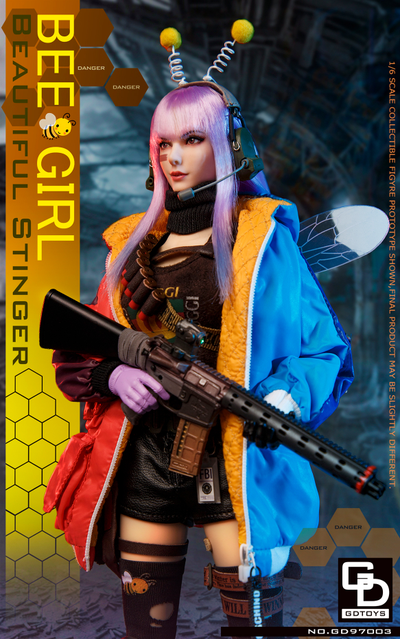 Пчелка, девушка-стрелок - КОЛЛЕКЦИОННАЯ ФИГУРКА 1/6 scale END BEE GIRL (GD97003) - GDTOYS