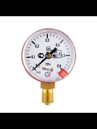 Манометр с поверкой 0,6 МПа, пропан