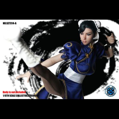 Чун Ли (серия "Street Fighter") - КОЛЛЕКЦИОННАЯ ФИГУРКА 1/6 Cosplay Series - Chinese Fighting Goddess (SET014A + S12D) - SUPER DUCK