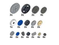 !АНАЛОГ! Assortment of Gears /  Big set,  (GEAR2/2)