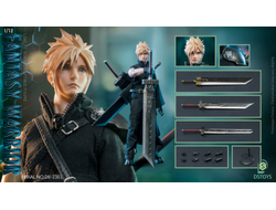 Клауд Страйф (Final Fantasy VII Remake) - КОЛЛЕКЦИОННАЯ ФИГУРКА 1/12 Fantasy Warrior Cloud Piece (DS-2301) - DSTOYS