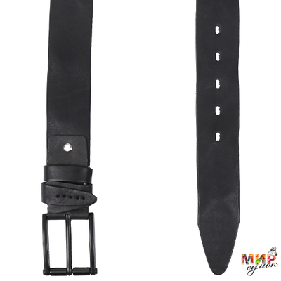 LV4745-130-black LEO VENTONI Ремень муж. нат. кожа