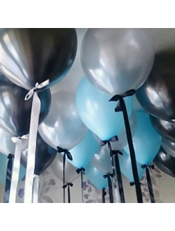 Шар без рисунка на ленте