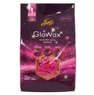 ВОСК ГОРЯЧИЙ (ПЛЕНОЧНЫЙ) ITALWAX SOLO GLOWAX ВИШНЯ ГРАНУЛЫ 400 ГР