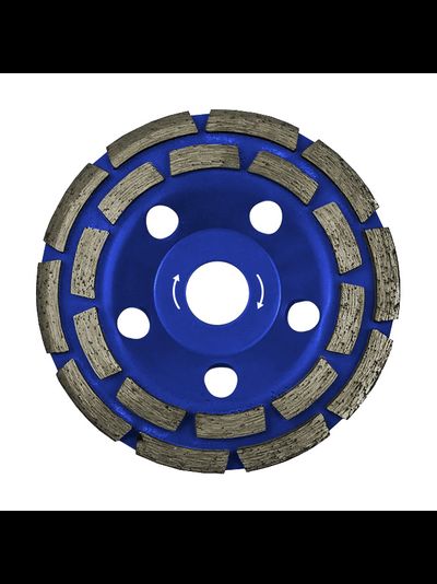 Чашка алмазная двухрядная ALTECO 125x22.23x6 мм 66409