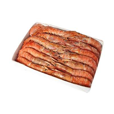 Креветка дикая Аргентинская Лангустино размер L 1, (10-20шт/кг, самые крупные) свежемороженая с головой в панцире. Цена за кг