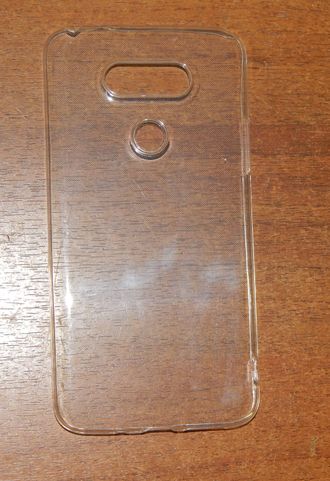Защитная крышка силиконовая LG G5 прозрачная