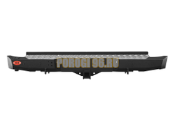 Задний силовой бампер серии Трофи на лифтованный Volkswagen Amarok I 2010-2016 (03.136.01)