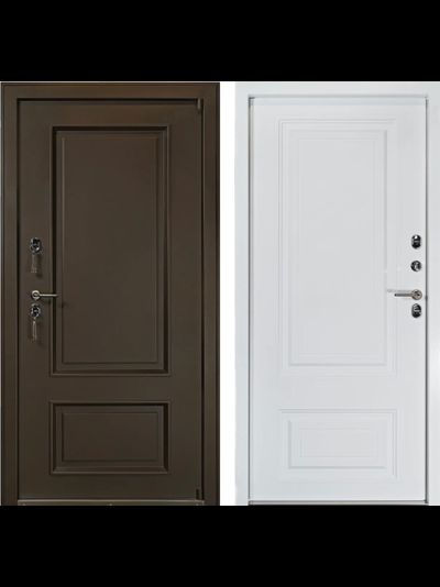 ЙОШКАР-ОЛА. СТАЛЬНОЙ ЛИСТ 2 мм. АНТАРЕС. ТЕРМО МИЛАН 110/ 190. ТЕРМОРАЗРЫВ/ ДВУХЦВЕТНЫЙ КОРОБ. КОРИЧНЕВЫЙ МУАР/ БЕЛЫЙ МАТОВЫЙ