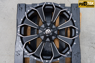 Комплект дисков R20 9,0J ET+0 6*139,7 FBX 146-20 Черный с фрезеровкой (R691)