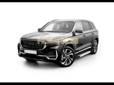 Порог-площадка "Start" F180AL + комплект крепежа, RIVAL, Geely Monjaro 2023-