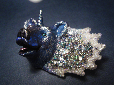 Волшебная брошь "Большая Медведица и звёзды"