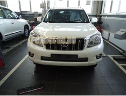 Защита радиатора для Toyota LC Prado 150 2009-2014 (6 частей) chrome верх