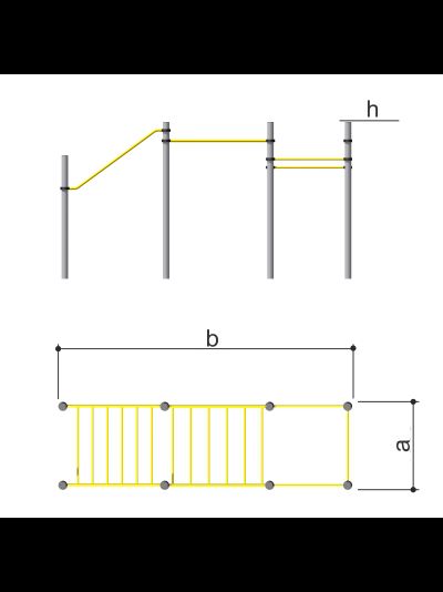 Спортивное оборудование с рукоходом Romana 501.27.01