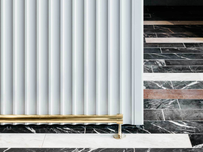 Гипсовая 3D панель "Спарта (Каннелюры)"