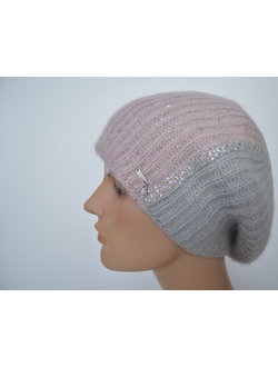 Берет двухцветный Визио Италия 1641 зима 2026