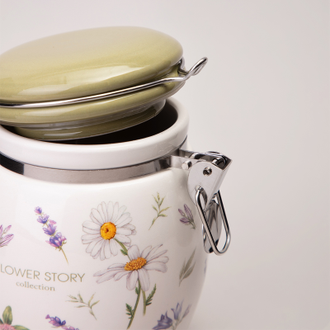Банка "Цветочная история" 11,5*15 см 750 мл