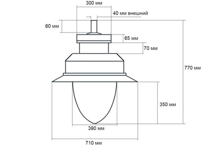 Парковый светильник ТАУН 5