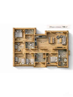 Бухарино 162м2 16х12