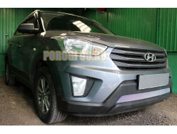 Защита радиатора Hyundai Creta 2016-... chrome