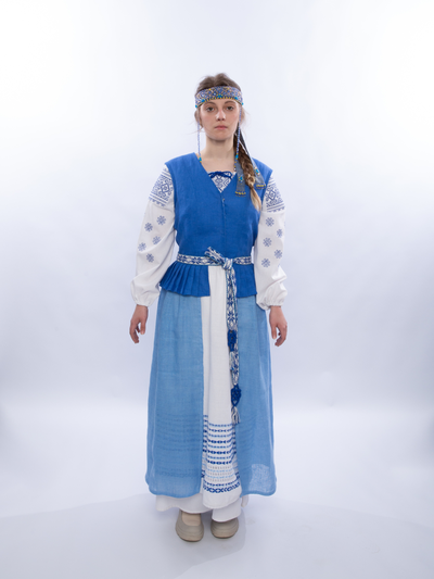 Платье-рубашка "Купальские Узоры"