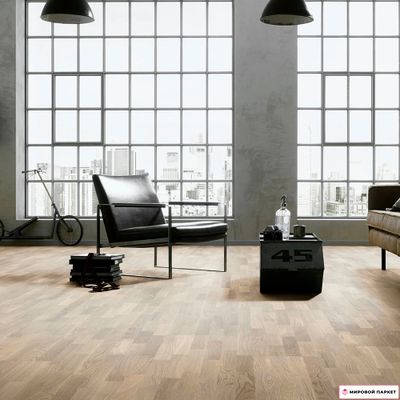 Паркетная доска PolarWood Space Дуб Нептун 188 мм 3-х полосная без фаски масло замок 2G толщина 14 мм 3.41 м2