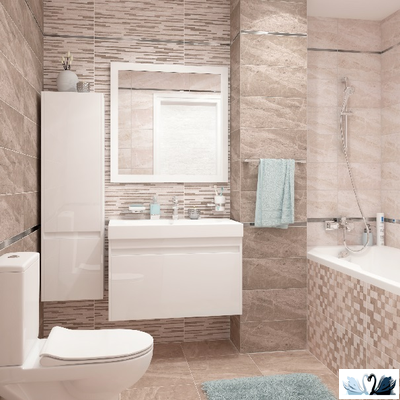 Плитка настенная Laparet Pegas коричневый 20 х 60 см