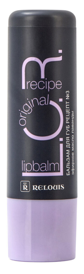 Relouis Бальзам для губ Рецепт №3 "L.O.R. Lipbalm Original Recipe"