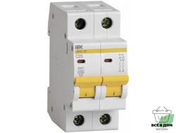 IEK KARAT автоматический выкл. ВА47-29 2P 25А 4,5кА х-ка С MVA20-2-025-C