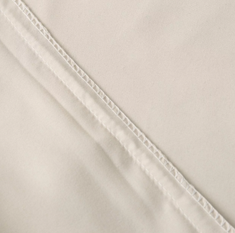 Комплект постельного белья Однотонный Сатин цвет Кремовый CS024 ( двуспальное, Евро и Дуэт семейный)