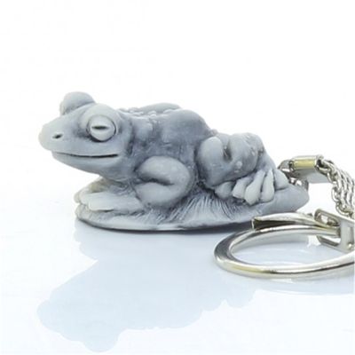 БРЕЛОК ЛЯГУШКА НА ЛИСТЕ МАЛЕНЬКАЯ.ОПТ