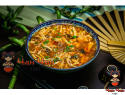 Суп кисло-острый с тофу 酸辣汤 400гр