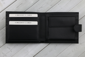 Портмоне QOPER Bifold black