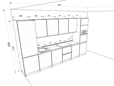 Кухонный гарнитур Неаполитано №24-002