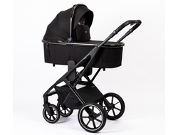 Коляска 3в1 Peppy Tecla 2024 Shadow Black Chrome Edition, Черный