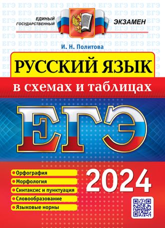 ЕГЭ 2024 Русский язык в схемах и таблицах/Политова (Экзамен)