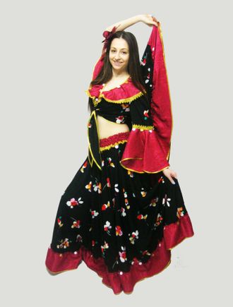 Цыганский национальный костюм р.50-52