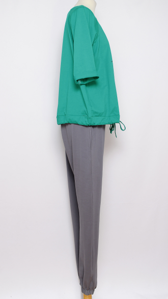 Брюки трикотажные "Классика" серые