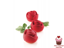 Форма для муссовых десертов Роза (Rose) 6 шт, силикон, Китай