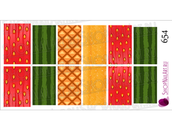 Слайдер дизайн 654 - Текстуры фруктов и ягод