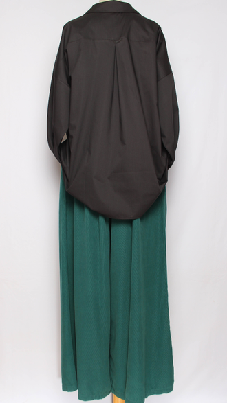 РУБАШКА "КЛАССИКА Карман" черная р.50-60