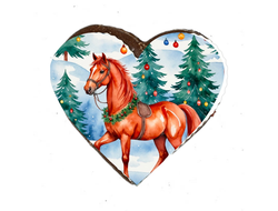 Пряник заварной  с декором "Сердце" 500 гр.