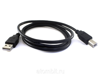 4607147633519	Кабель соединительный PERFEO USB 2.0 AM-BM (кабель принтера) 1 м (black)