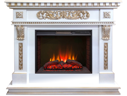 Электрокамин Verona WT с очагом Sparta 25.5 LED