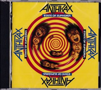 Anthrax - State Of Euphoria купить диск в интернет-магазине CD и LP "Музыкальный прилавок" в Липецке